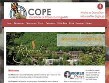 Tablet Screenshot of copeconnections.org